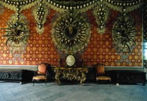 Valle d'Aosta. Una sala del castello di Sarre.De Agostini Picture Library/G.P. Cavallero