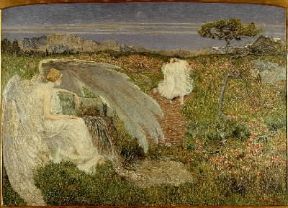 Divisionismo . L'amore alle fonti della vita di G. Segantini (1896; Milano Galleria d'Arte Moderna).De Agostini Picture Library/G. Cigolini