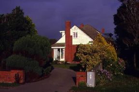 Nuova Zelanda . Una tipica abitazione a Invercargill, nell'Isola del Nord.De Agostini Picture Library/N. Cirani