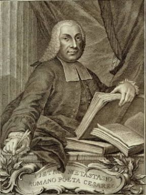 Pietro Metastasio. Il poeta italiano in una incisione dell'epoca (Venezia, Biblioteca Marciana).De Agostini Picture Library/A. Dagli Orti