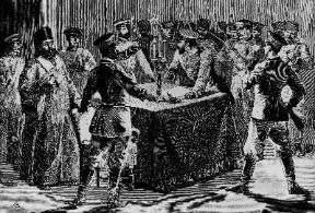 Bulgaria. Il principe Alessandro costretto ad abdicare nel 1886.De Agostini Picture Library