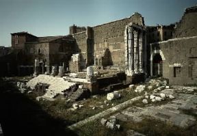 Gaio Giulio Cesare Ottaviano Augusto. Foro di Augusto, Roma.De Agostini Picture Library / G. Nimatallah