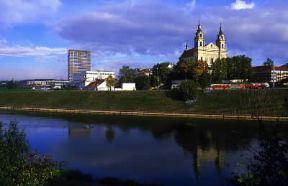 Vilnius. Veduta della chiesa di S. Raffaele.De Agostini Picture Library/M. Bertinetti