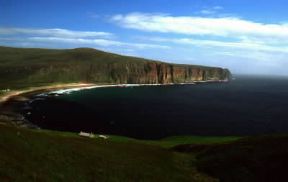 Costa dell'isola Hoy (arcipelago delle Orcadi).De Agostini Picture Library / G. Wright