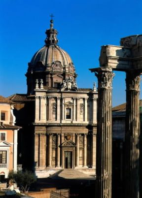 Barocco. La chiesa dei SS. Luca e Martina a Roma.De Agostini Picture Library / G. Nimatallah
