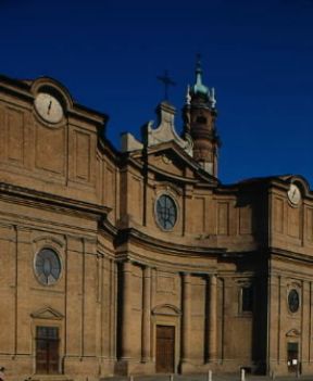 Benedetto Alfieri. La facciata del duomo di Carignano.De Agostini Picture Library/G. P. Cavallero