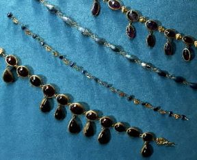 Gallia. Gioielli d'arte gallica (Lione, MusÃ©e de la Civilisation Gallo-Romaine).De Agostini Picture Library/G. Dagli Orti