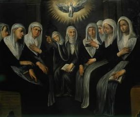 Angela Merici. La fondatrice dell'ordine delle Orsoline in un dipinto del sec. XVII (Brescia, Centro Mericiano).De Agostini Picture Library/G. Dagli Orti