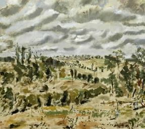 Filippo De Pisis . Paesaggio di Guascogna (1932; Firenze, Galleria d'Arte Moderna).De Agostini Picture Library/G. Nimatallah