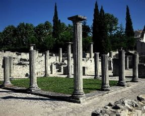 Gallia. Resti della casa del busto d'argento a Vaison in Provenza.De Agostini Picture Library/G. Dagli Orti