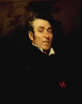 Alphonse-Marie-Louis Prat de Lamartine. Il poeta francese in un ritratto di A. Coqueret (Lione, MusÃ©e des Beaux-Arts).De Agostini Picture Library/G. Dagli Orti