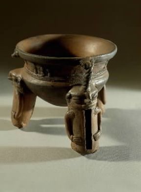 Costa Rica. Vaso precolombiano di arte chiriquÃ­.De Agostini Picture Library / Chomon-Perino
