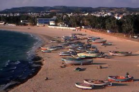 Tunisia. Veduta della spiaggia di Hammamet.De Agostini Picture Library/C. Sappa