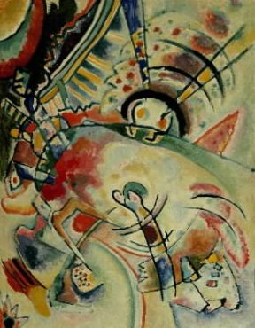 Vasilij Kandinskij. Senza titolo (Krasnodar, Museo di Belle Arti).De Agostini Picture Library/E. Lessing