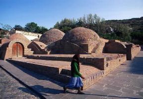 Georgia. Un antico quartiere della capitale Tbilisi.De Agostini Picture Library/C. Sappa