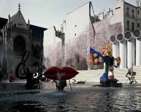Fontana di Tinguely a Parigi.De Agostini Picture Library/G. Dagli Orti