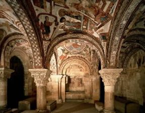 Romanico. Il PantÃ©on de los Reyes nella chiesa di S. Isidoro di LÃ©on. De Agostini Picture Library / A. Dagli Orti