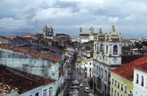 Salvador. Veduta della cittÃ  alta.De Agostini Picture Library / G. SioÃ«n