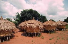 Togo. Conservazione del mais.De Agostini Picture Library/C. Sappa