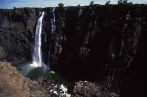 Zambia. Le cascate Vittoria.De Agostini Picture Library/S. Vannini