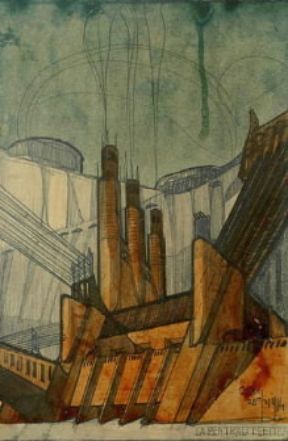 Antonio Sant'Elia. Centrale elettrica.De Agostini Picture Library / U. Marzani