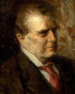 Pietro Mascagni in un ritratto di A. Rietti (Milano, Museo Teatrale alla Scala).De Agostini Picture Library/A. Dagli Orti