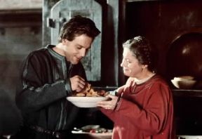 Liliana Cavani. Un fotogramma del film Francesco (1989), con M. Rourke.De Agostini Picture Library