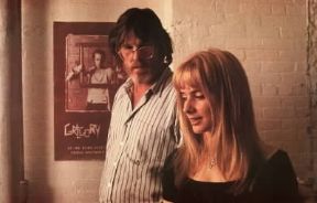 Martin Scorsese. Nick Nolte e Rosanna Arquette interpreti dell'episodio Lezioni di vero nel film New York Stories.De Agostini Picture Library