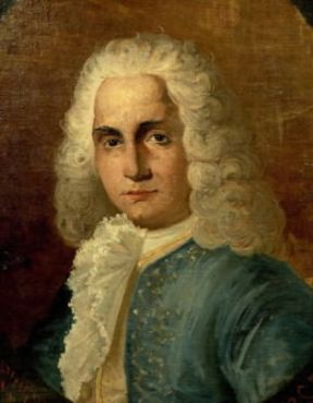 Benedetto Marcello in un ritratto di P. Ruggero (Napoli, Conservatorio S. Pietro a Maiella).De Agostini Picture Library/A. Dagli Orti