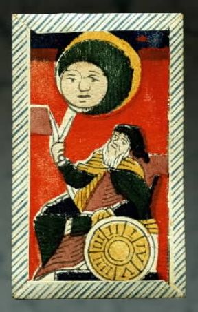 Carta da gioco fiorentina realizzata tra la fine del sec. XVII e gli inizi del XVIII (Lissone, Collezione Vito Arienti).De Agostini Picture Library/A. Dagli Orti