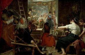 Diego Rodriguez de Silva y VelÃ¡zquez . Le filatrici (Madrid, Prado).De Agostini Picture Library/G. Dagli Orti