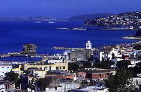 Ischia . Veduta di Lacco Ameno.De Agostini Picture Library/G. Roli