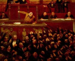 Jean JaurÃ¨s in un dipinto di J. Veber (Parigi, MusÃ©e Carnavalet).De Agostini Picture Library/G. Dagli Orti