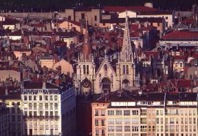 Lione. Una veduta della 