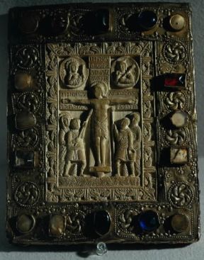 Arte barbarica. Pace del duca Orso in oro, avorio e gemme; sec. VIII (Cividale del Friuli, Museo Civico).De Agostini Picture Library / A. Dagli Orti