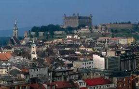 Bratislava. Veduta panoramica della cittÃ . De Agostini Picture Library/C. Sappa
