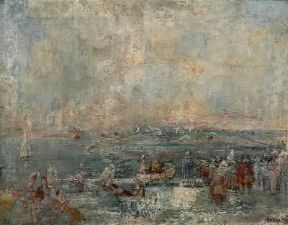 James Ensor. Il carnevale sulla spiaggia (Bruxelles, MusÃ©es Royaux des Beaux-Arts).Bruxelles, MusÃ©es des Royaux Beaux-Arts