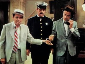 Billy Wilder. Un fotogramma del film Prima pagina con J. Lemmon e W. Mattahu (1975).De Agostini Picture Library