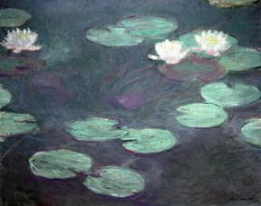 Claude Monet. Ninfee (Roma, Galleria d'Arte Moderna).De Agostini Picture Library / A. Dagli Orti