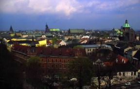 Cracovia. Veduta della cittÃ .De Agostini Picture Library / W. Buss