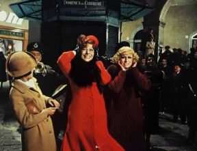 Federico Fellini. Un fotogramma tratto da Amarcord (1973).De Agostini Picture Library