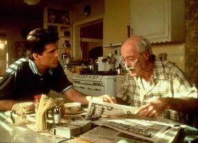 Jack Lemmon in una scena di Dad (1989) di G. D. Goldberg.De Agostini Picture Library