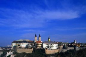 Ungheria. Navigazione sul Danubio presso Mohacs.De Agostini Picture Library/C. Sappa