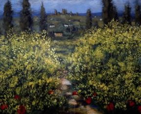 Michele Cascella. Ginestre nel senese (Ortona, Pinacoteca Cascella).Ortona, Pinacoteca Cascella