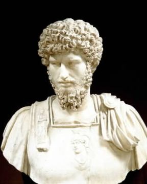 Lucio Vero in un busto-ritratto marmoreo (Venezia, Museo Archeologico).De Agostini Picture Library/A. Dagli Orti