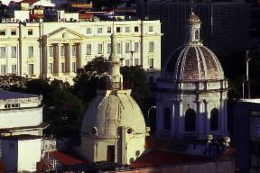 Paraguay . La cupola della cattedrale di AsunciÃ³n.De Agostini Picture Library/G. Kiner