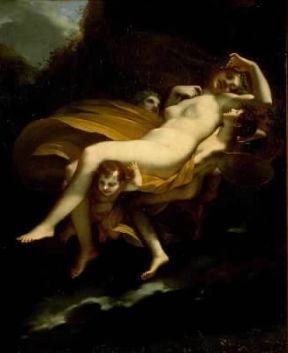 Pierre-Paul Prud'hon. Il ratto di Psiche (Parigi, Louvre).De Agostini Picture Library/G. Dagli Orti