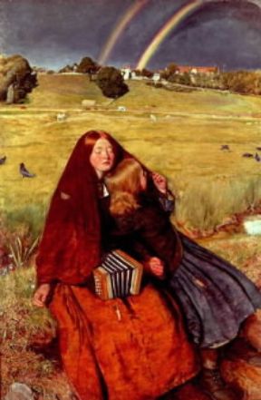 Sir John Everett Millais. La giovane cieca (1956; Birmingham, City Museum and Art Gallery).Birmingham, City Museum and Art Gallery