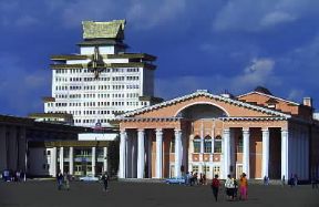 Ulan-Bator. Veduta della cittÃ .De Agostini Picture Library/W. Buss