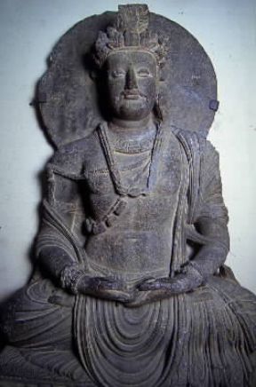 Gandhara. La produzione scultorea utilizza soprattutto materiali come argilla cruda, gesso e stucco.De Agostini Picture Library/W. Buss